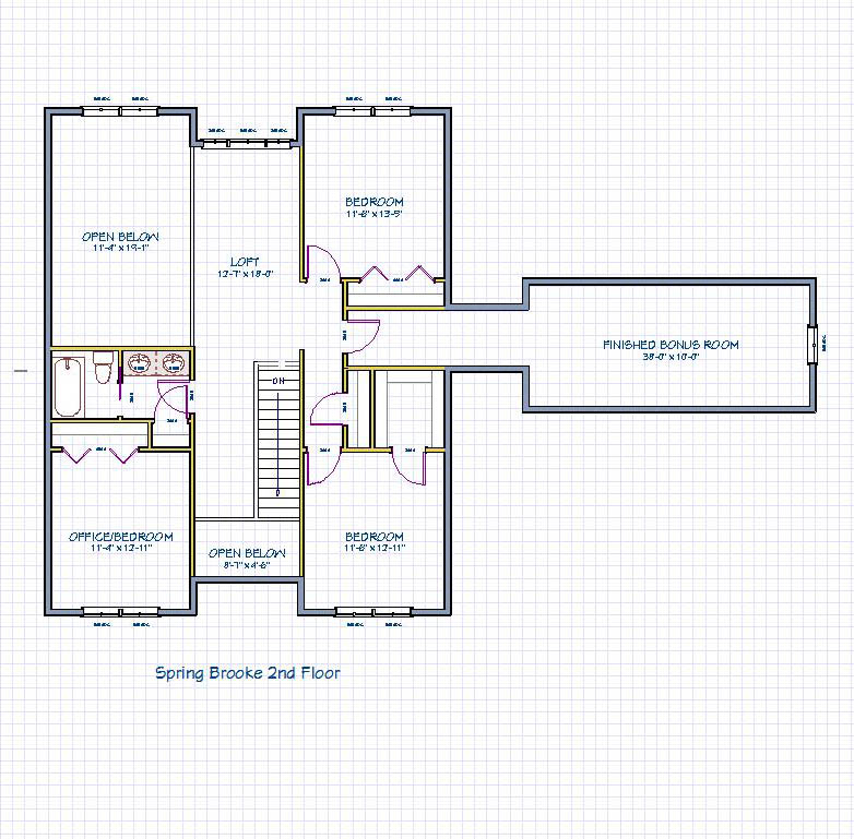 Spring Brooke - 2nd floor Plan
